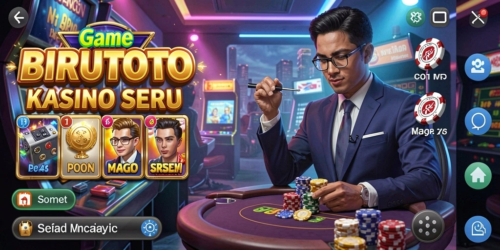 Screenshot menunjukkan keseruan permainan Kasino di BIRUTOTO.