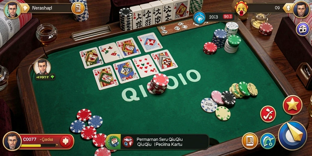 Tampilan menarik gameplay QiuQiu C0077 dengan interaksi seru.