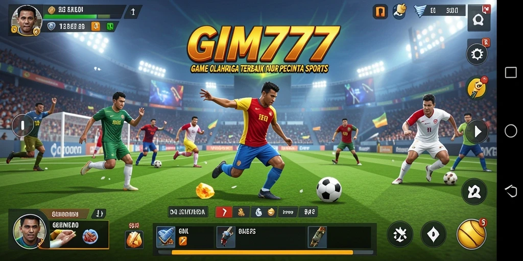 Tampilan gameplay menarik GIM777 dalam berbagai mode olahraga.