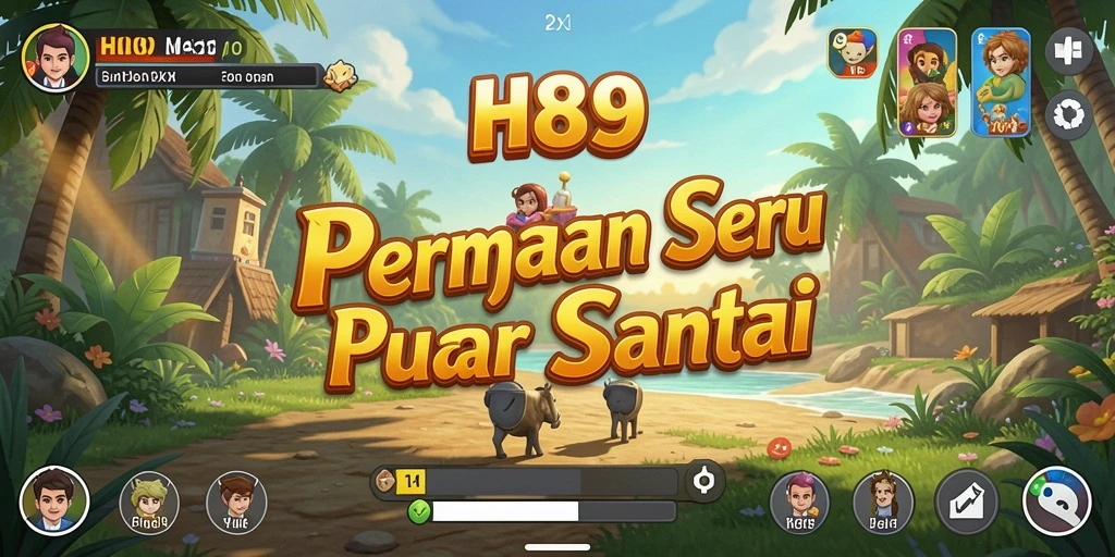 Tampilan menarik dari gameplay H89 yang seru dan penuh tantangan.