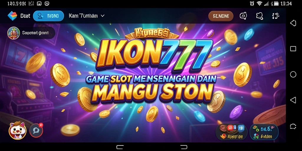 Tampilan gameplay menarik dan fitur slot yang beragam.