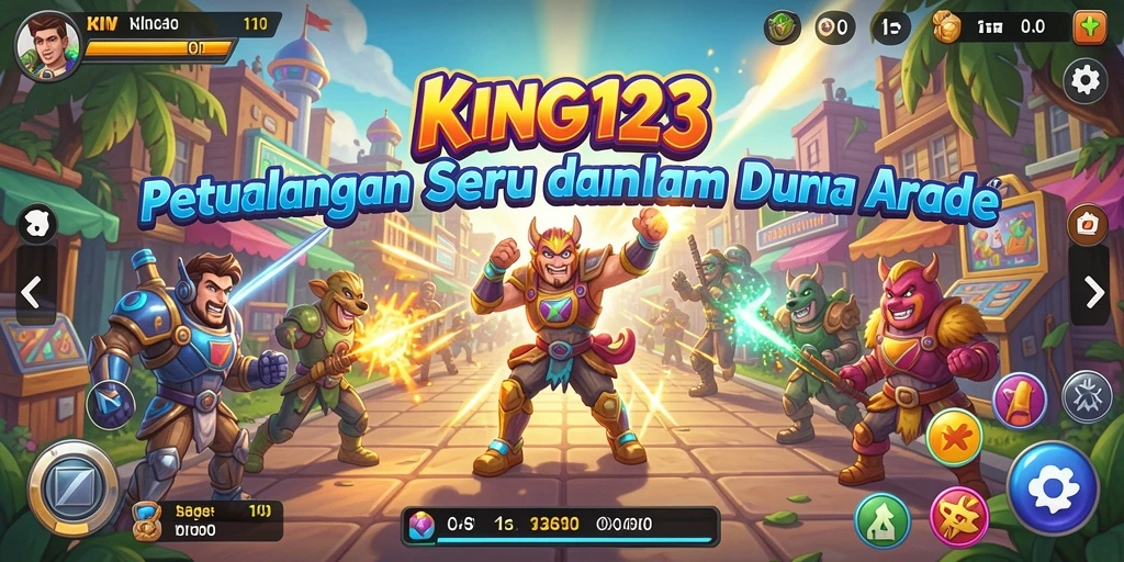 Tampilan gameplay KING123 yang seru dan menyenangkan.