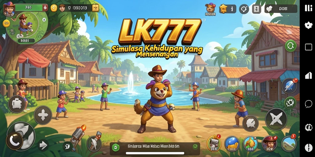Tampilan gameplay LK777 yang menarik dalam simulasi kehidupan.