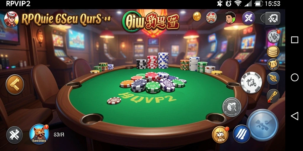 Screenshot utama RPVIP2 menampilkan gameplay seru QiuQiu.
