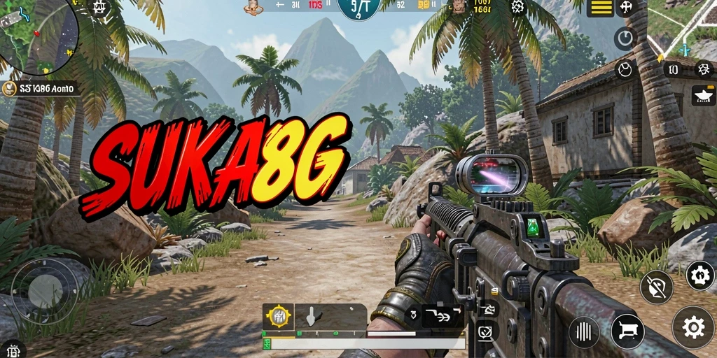 Gameplay mendebarkan dalam SUKA86, aksi TPS yang seru.